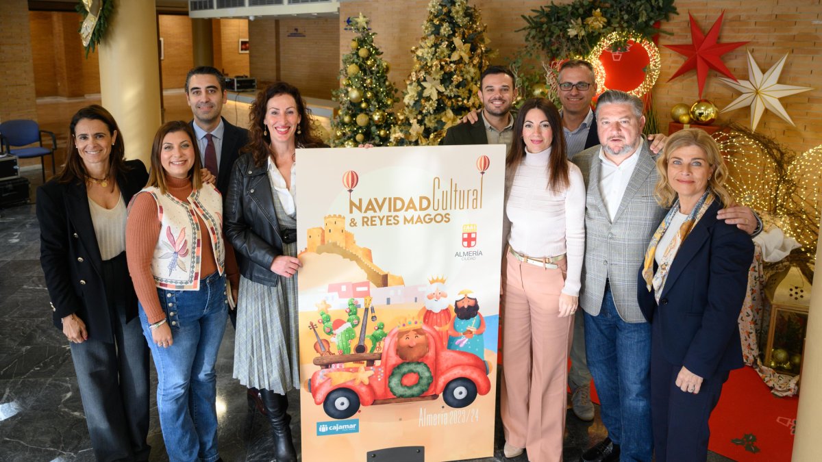 Presentación de las actividades navideñas en Almería capital.