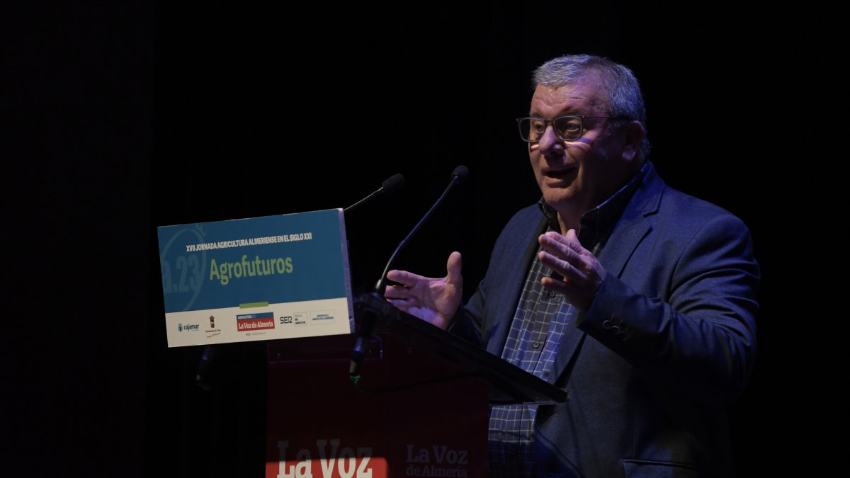 Juan Antonio González durante su intervención.