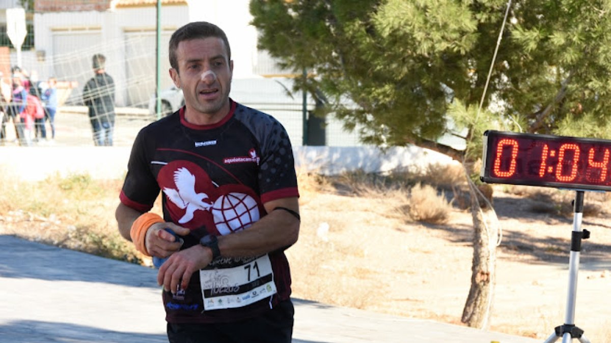 Un ganador de una edición anterior de Iberus Trail.