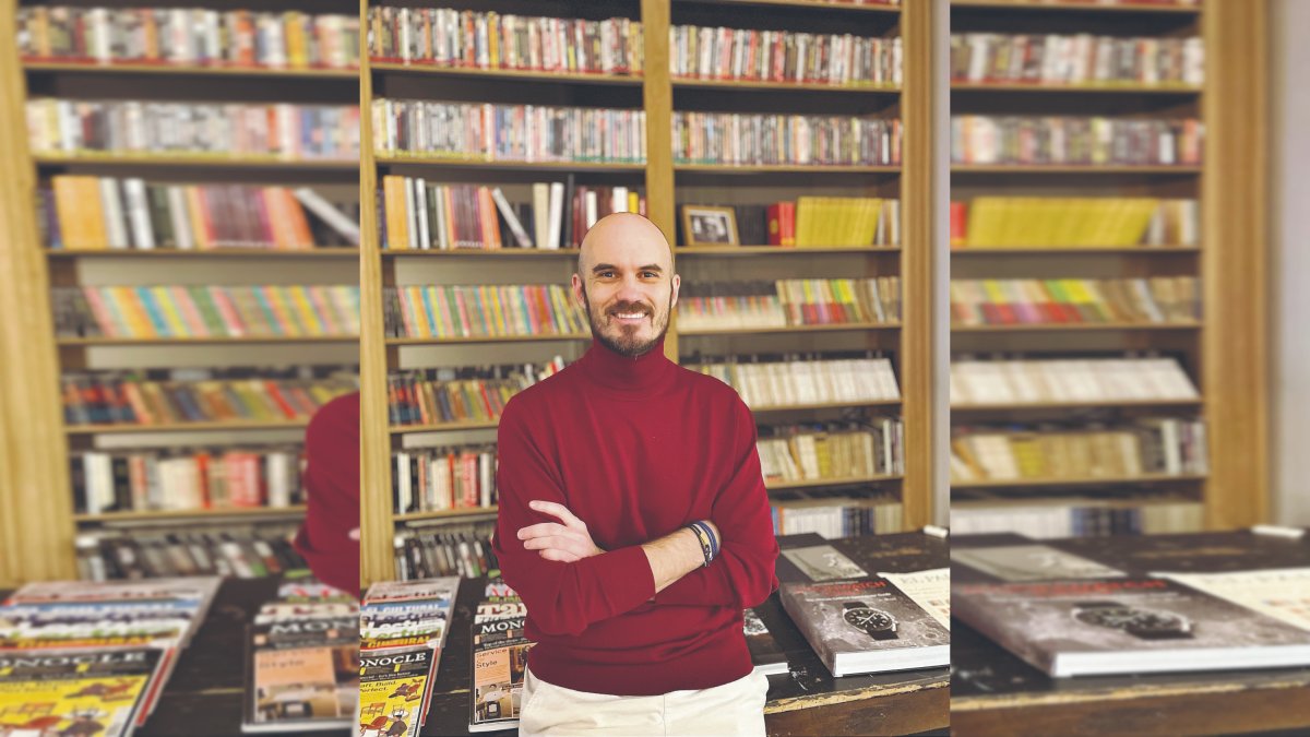 Jesús Terrés al finalizar esta entrevista.