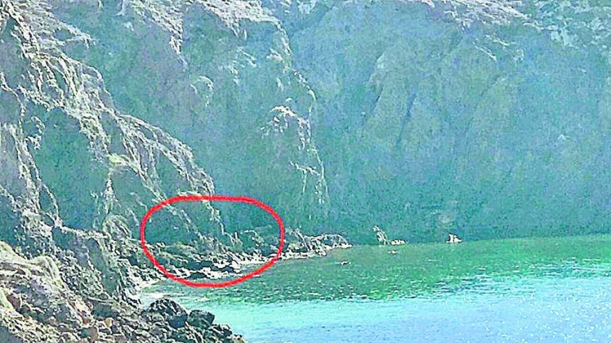 Zona en la que se han detectado los problemas de colmatación del canal de suministro de Las Salinas.