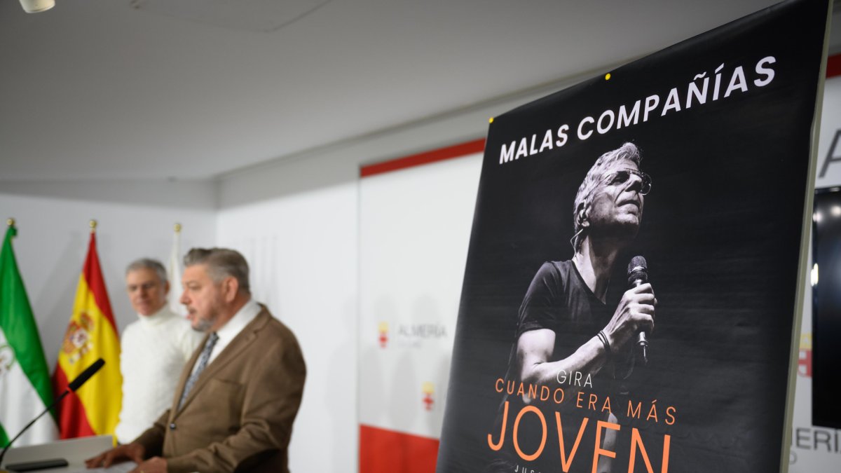 Justo Mullor y Diego Cruz, en la presentación de la gira.