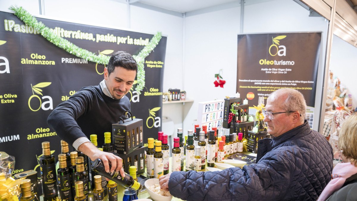 Stand de Oleo Almanzora en la X edición de la feria Sabores Almería.