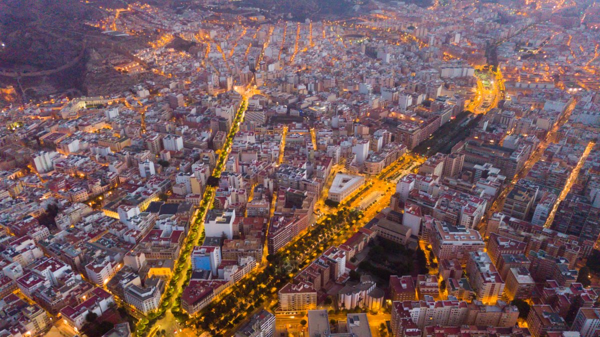 Panorámica de la capital almeriense.