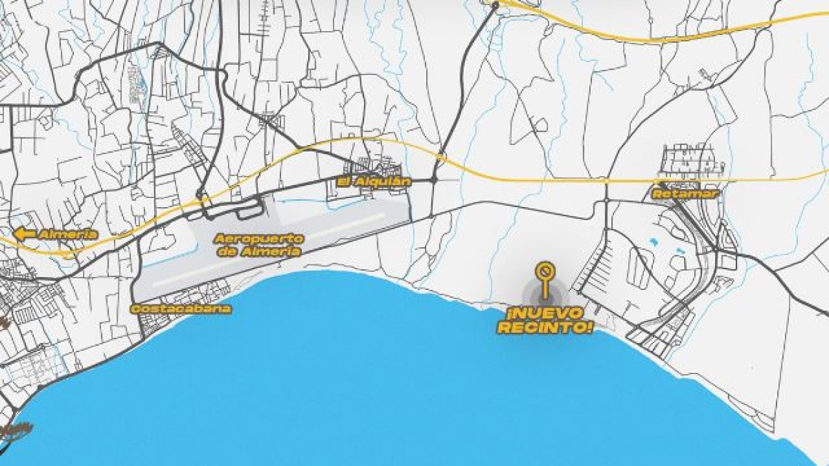 Nueva ubicación de Dreambeach.