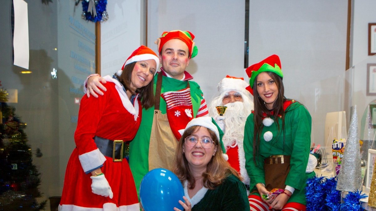Preparados para la llegada de Papa Noel.