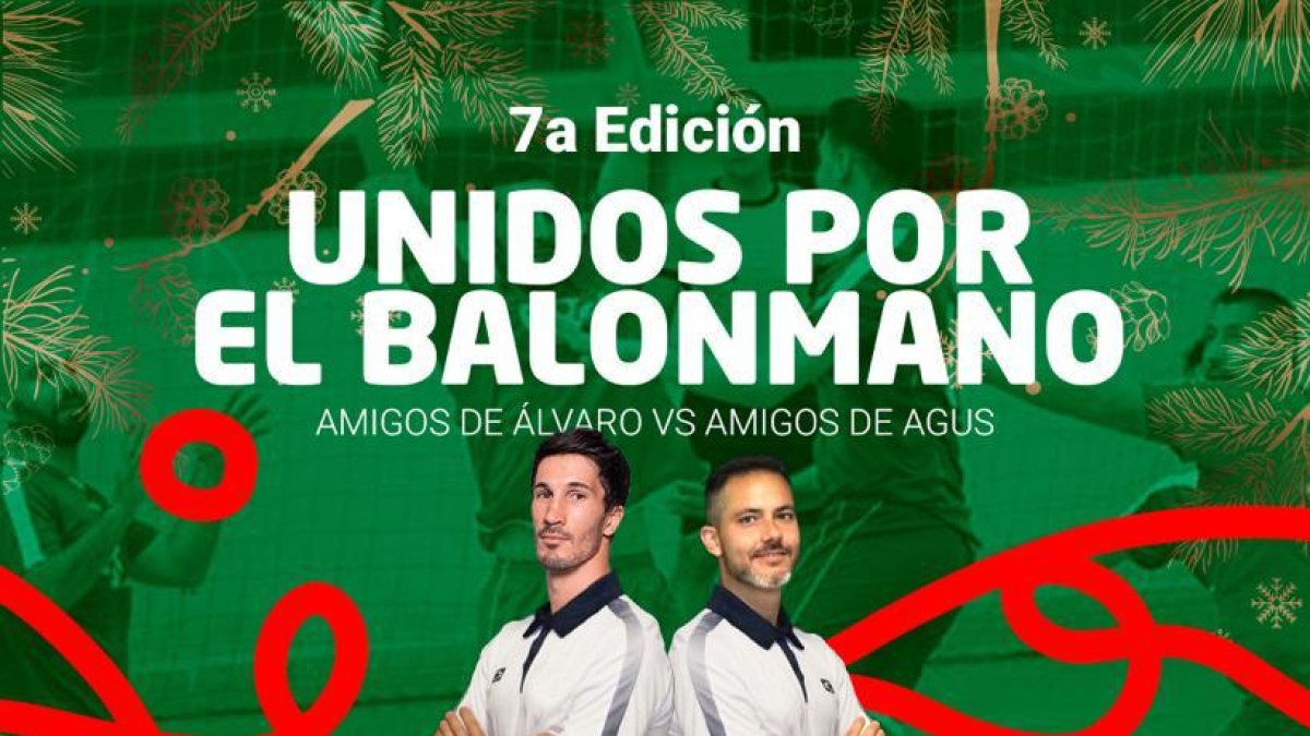 Cartel del partido benéfico.