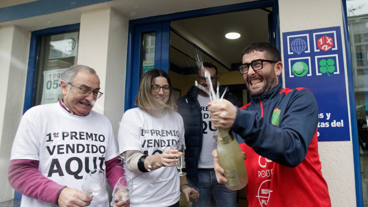 Premiados por el \'Gordo\' durante la Lotería de Navidad del año pasado.