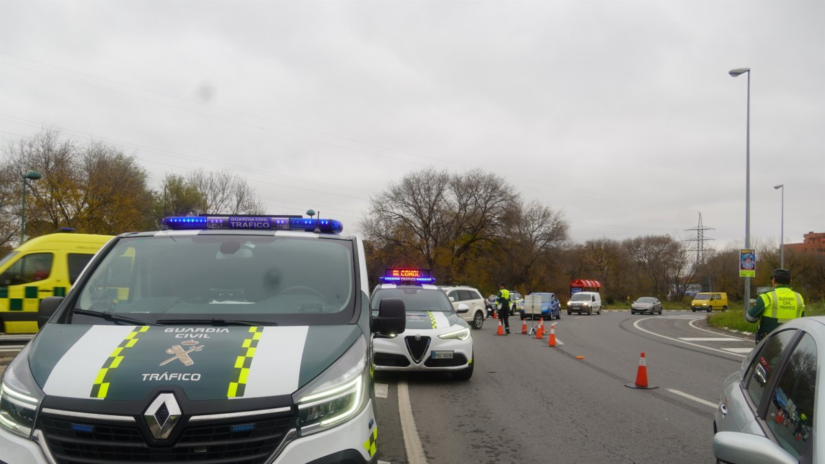 Controles de tráfico realizados por la Guardia Civil.