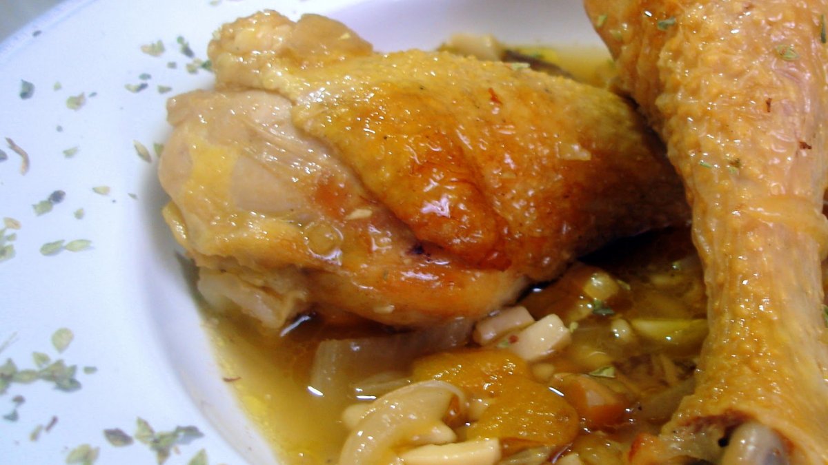 Pollo a la cerveza en el menú de esta Navidad.