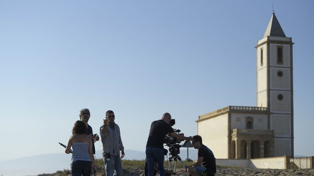 Imagen de archivo de un rodaje en Cabo de Gata.