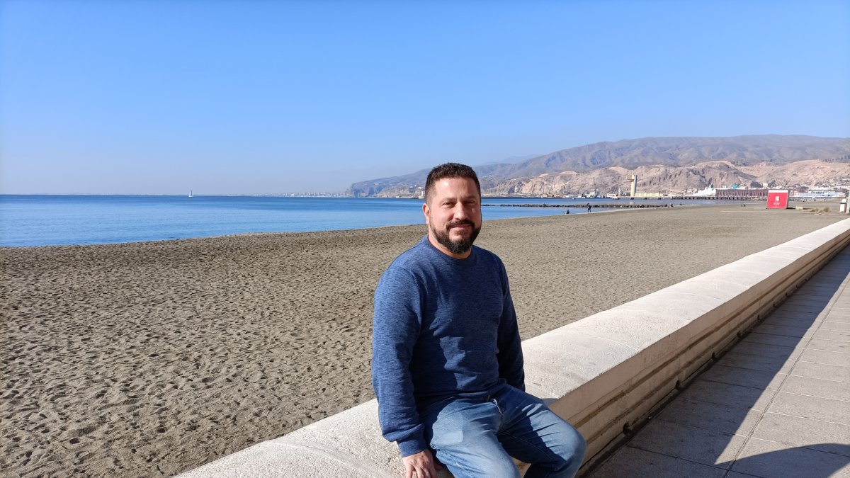 Fernando Piedra, secretario provincial del Partido Comunista en Almería.