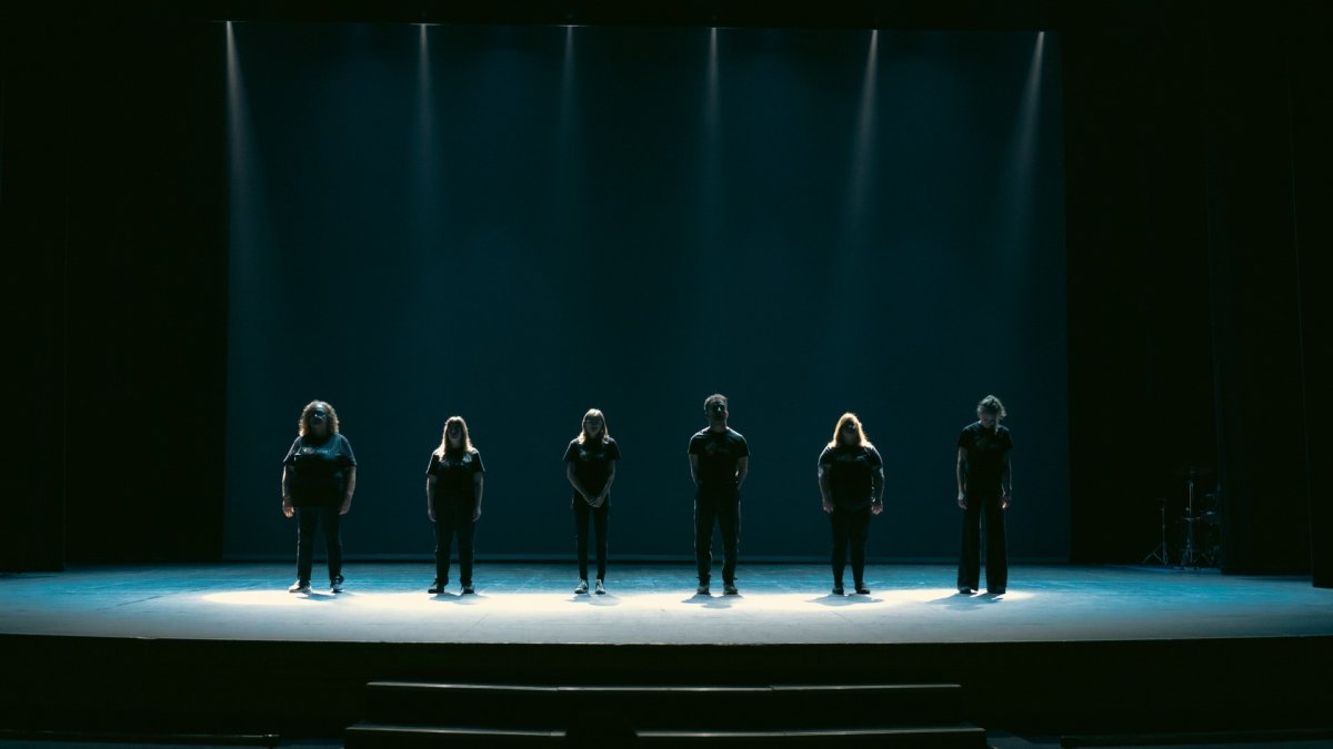 Los integrantes del montaje ‘Tara’ durante uno de los ensayos.