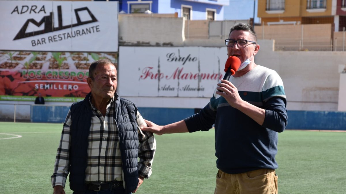 Paco Campoy con el autor de esta información.