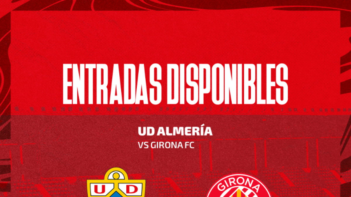Salen los precios de las entradas para el Almería-Girona del próximo domingo
