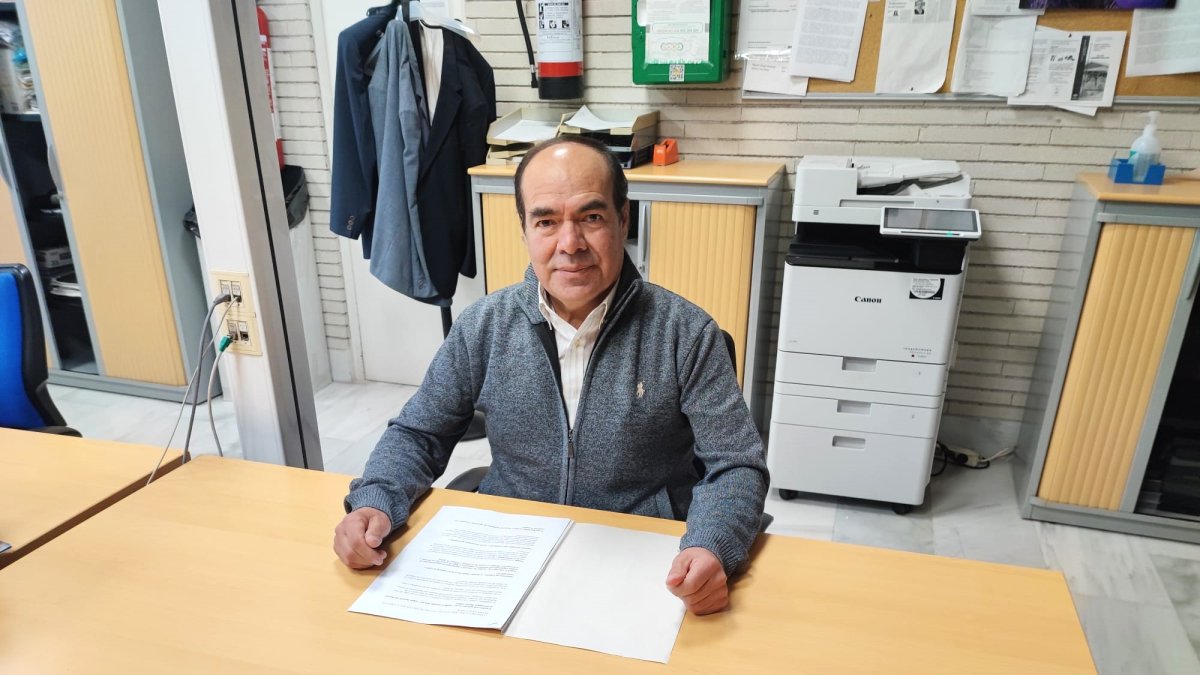 Mario Augusto Vásquez, secretario general de la Asociación Amazonas Hudea.