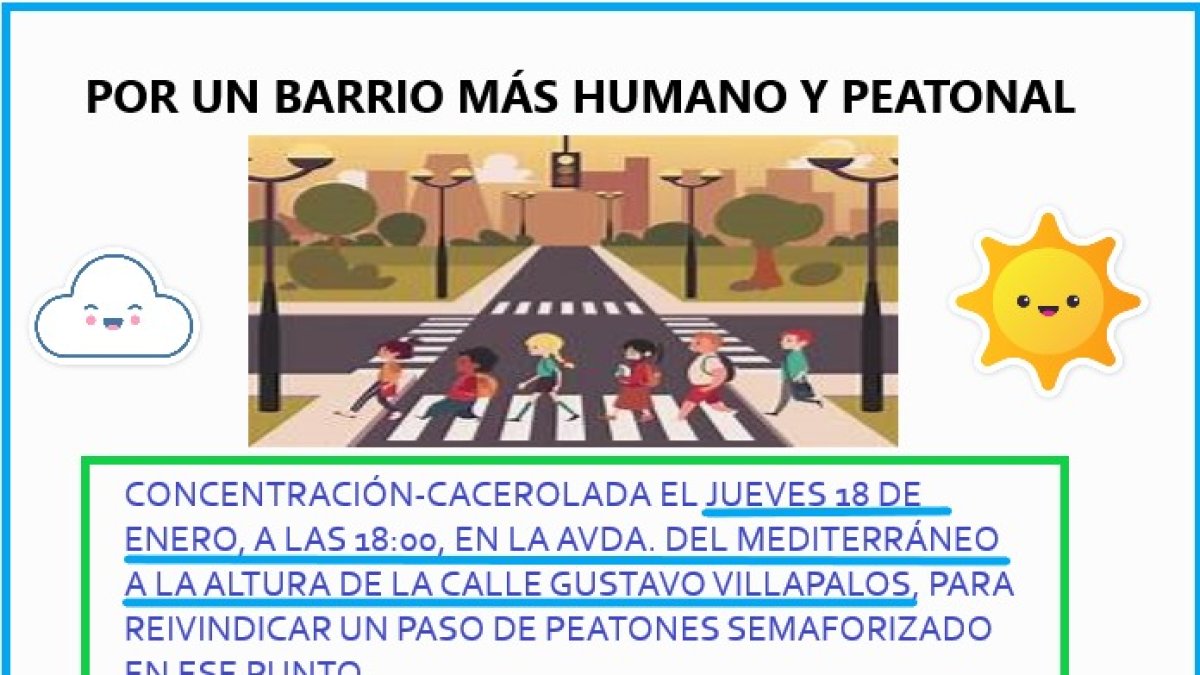 Cartel de la convocatoria de la movilización