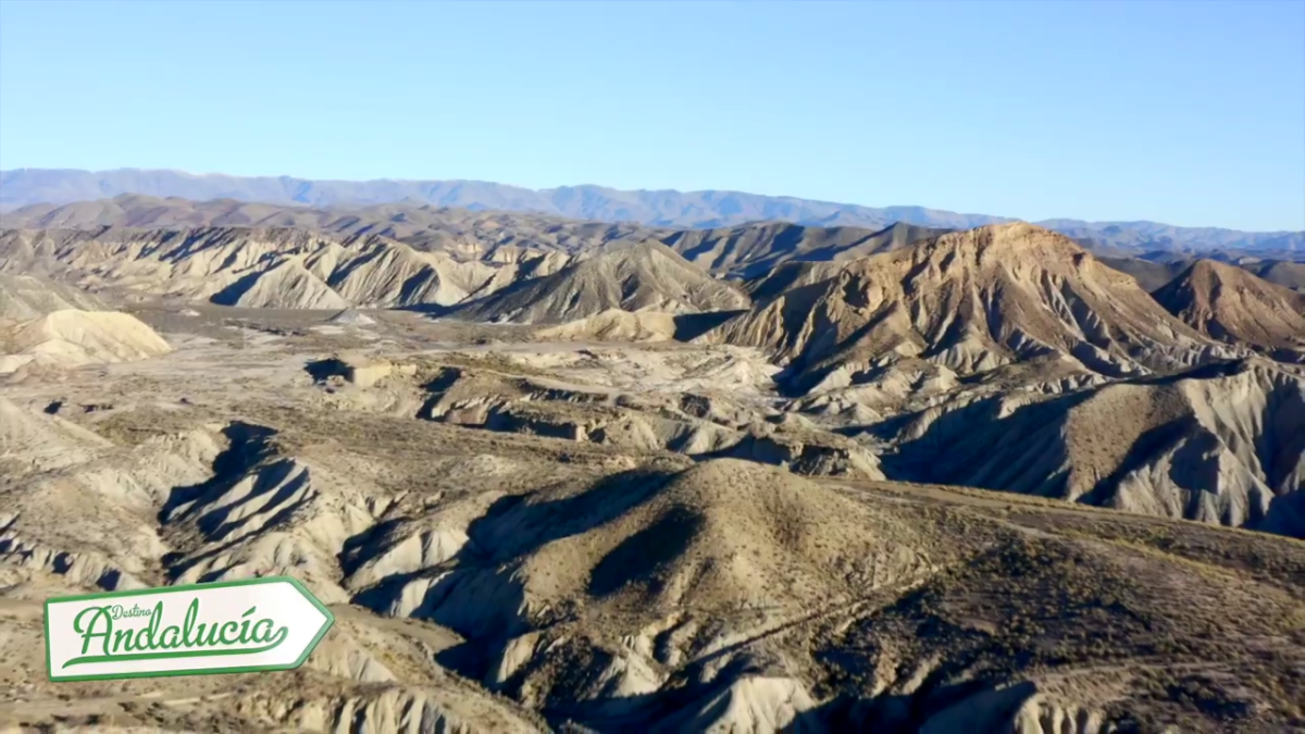 El desierto de Tabernas, uno de los paisajes mostrados en el especial de Destino Andalucía./ @Destino_AND