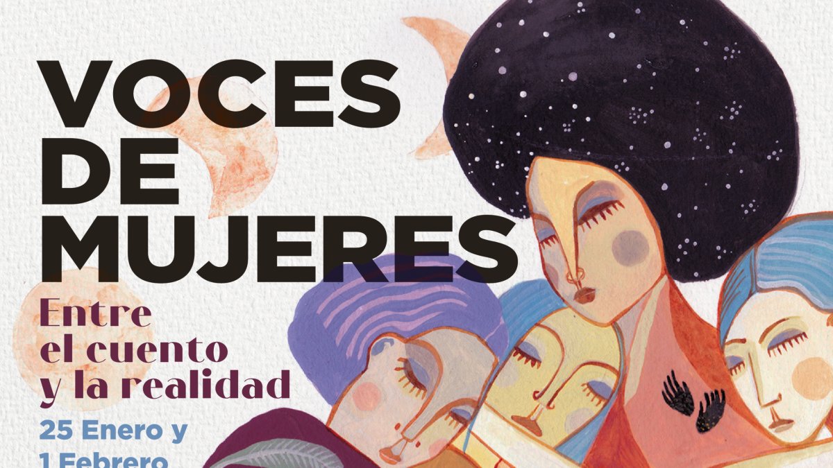 Detalle del cartel de \'Voces de mujeres\'.
