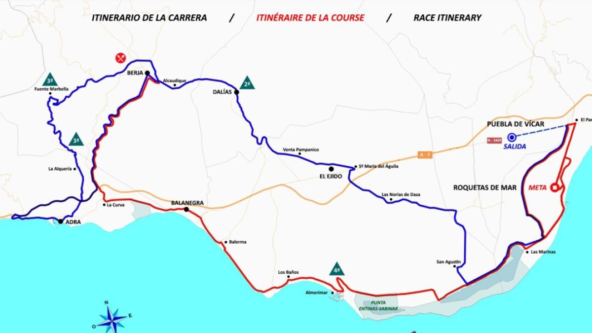 La Clásica de Almería 2024 presenta su recorrido oficial.