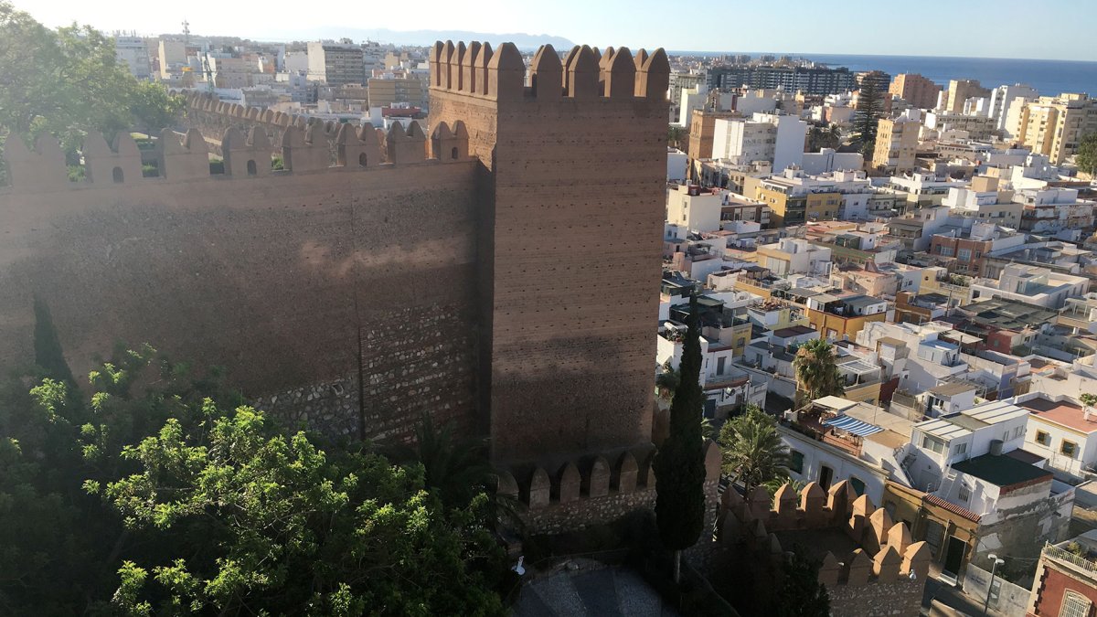 Vista de Almería desde la Alcazaba.