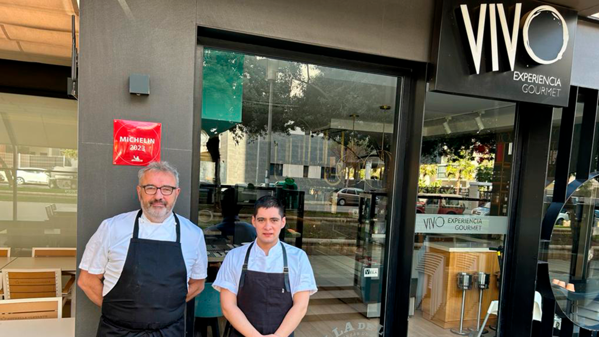 Ferrán Polls y Bruno Espejo, cocineros de VIVO Gourmet.