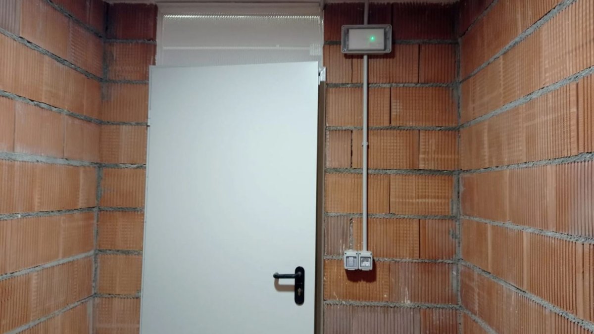 Interior de uno de los trasteros del aparcamiento