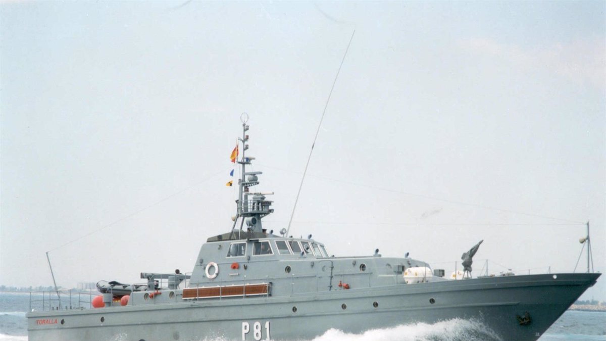El patrullero \'Toralla\' de la Armada.