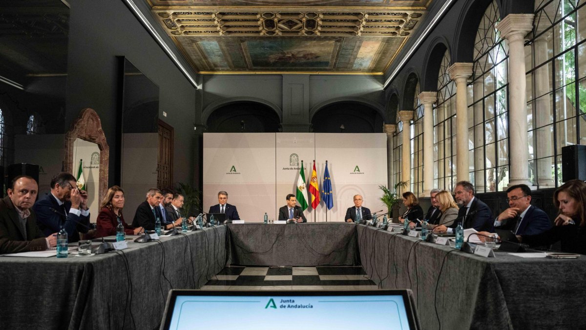 Reunión en el Palacio de San Telmo de Sevilla del Comité de Expertos frente a la sequía.