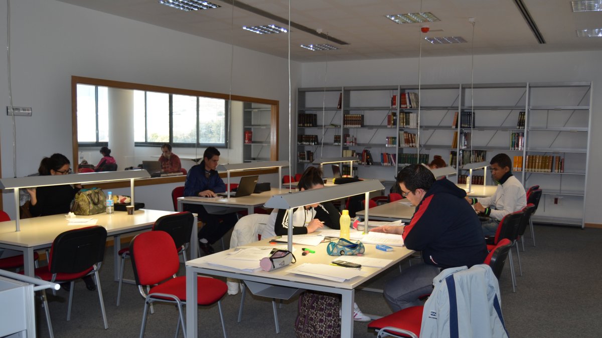 La sala de estudio de Vícar.