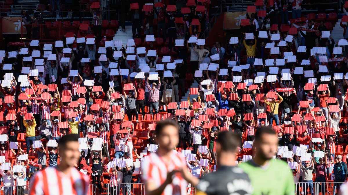 El Almería tiene una afición de Primera División.