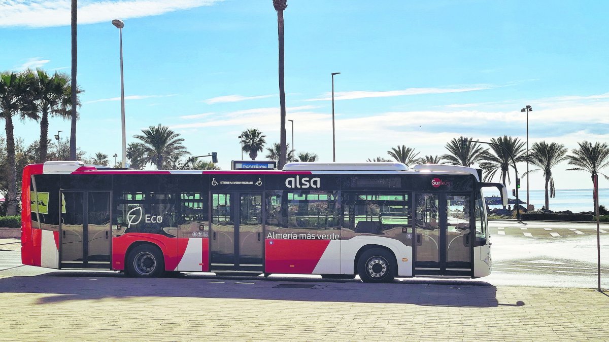 Autobús del servicio de transporte colectivo de la capital.