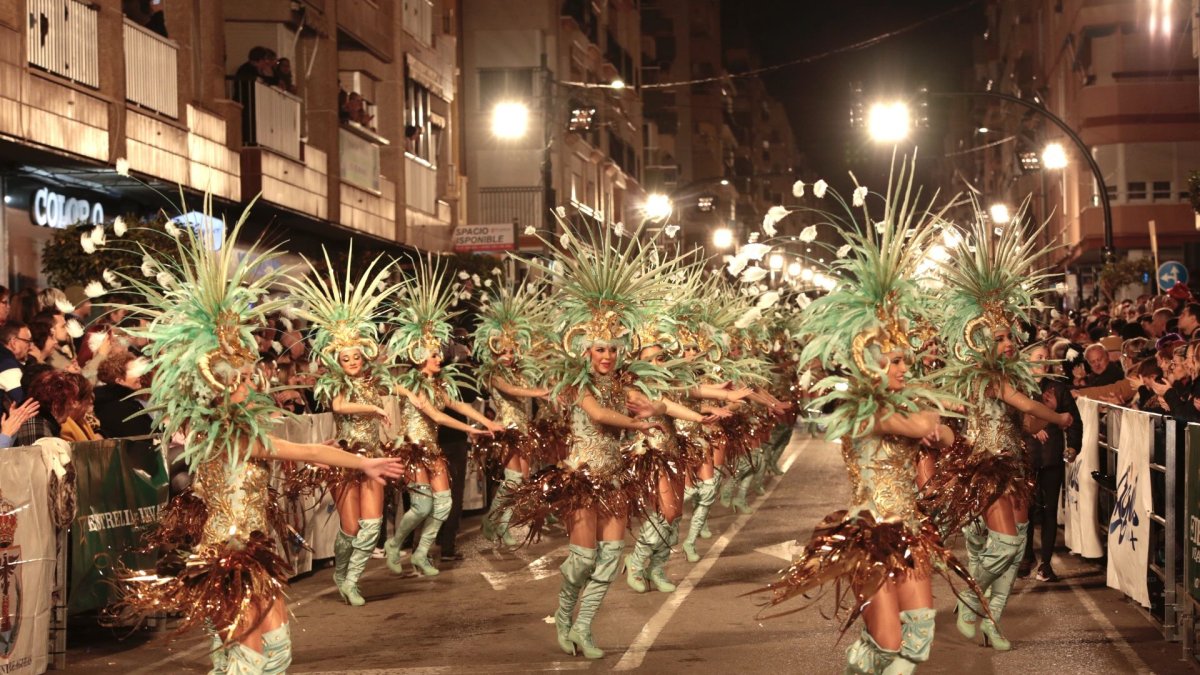 Los carnavales de Águilas, Murcia.