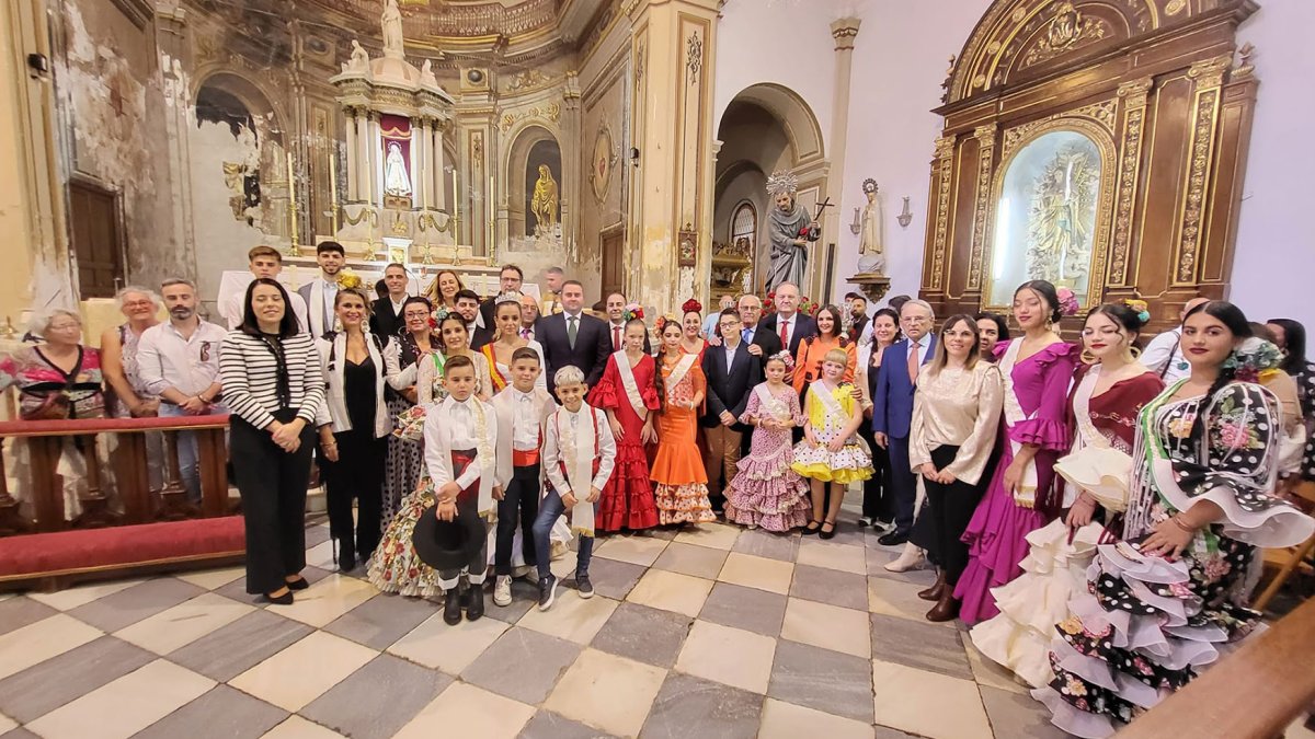 La misa en honor a San Diego el pasado Lunes.