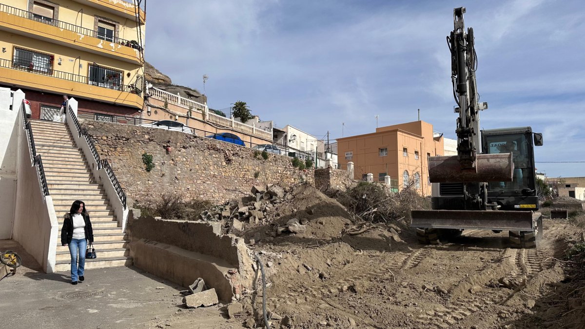 El solar donde se realizará el aparcamiento.