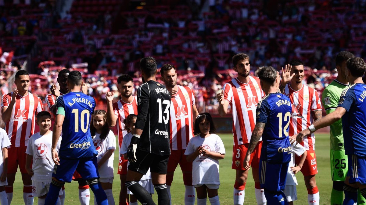 El Almería-Granada de la primera vuelta fue una locura y terminó con empate a tres.