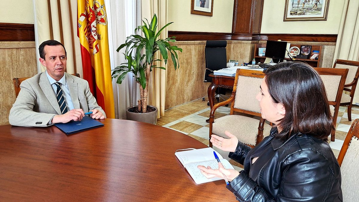 José María Martín, subdelegado de Gobierno en Almería durante la entrevista