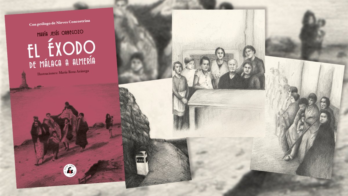 Portada del libro e ilustraciones para el mismo de María Rosa Aránega.