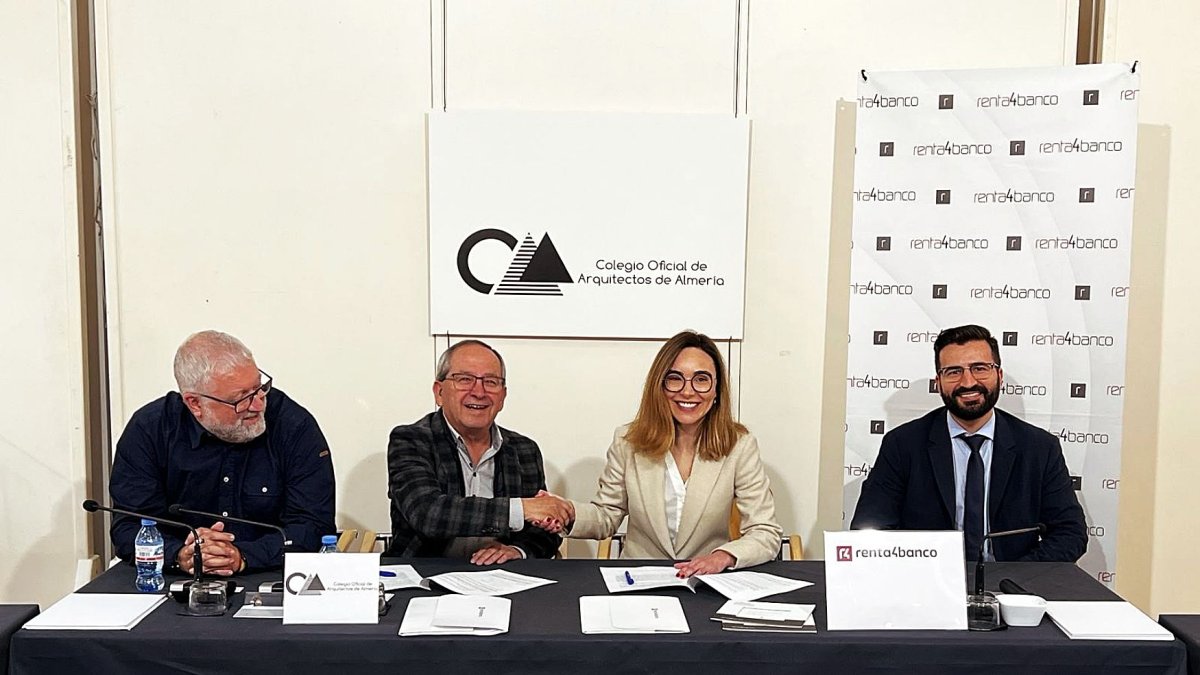 Renta 4 Banco y el Colegio de Arquitectos firman un acuerdo de Plan de Pensiones.