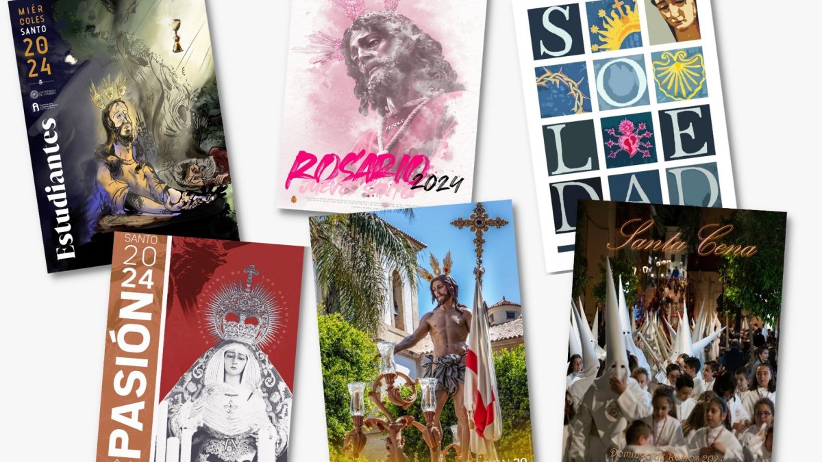 Carteles de Semana Santa.