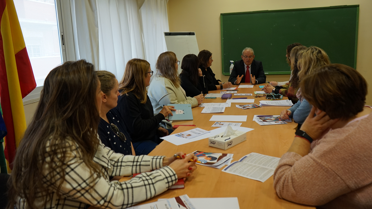 Un momento de la reunión Consejo Municipal de la Mujer de Vícar.