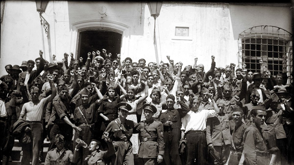 Fotografía realizada en 1936 por el albojense Capel. Fuente: Archivo Municipal de Albox.