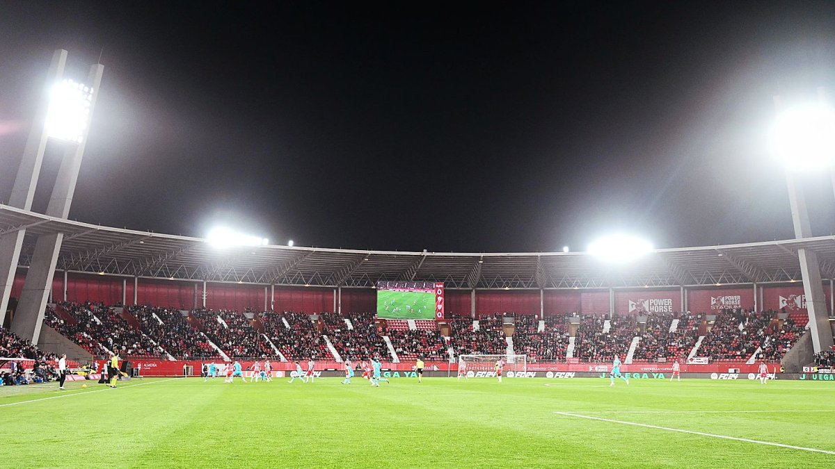 Imagen general del Mediterráneo que no ha visto ganar al Almería desde que se quitaron las supletorias.