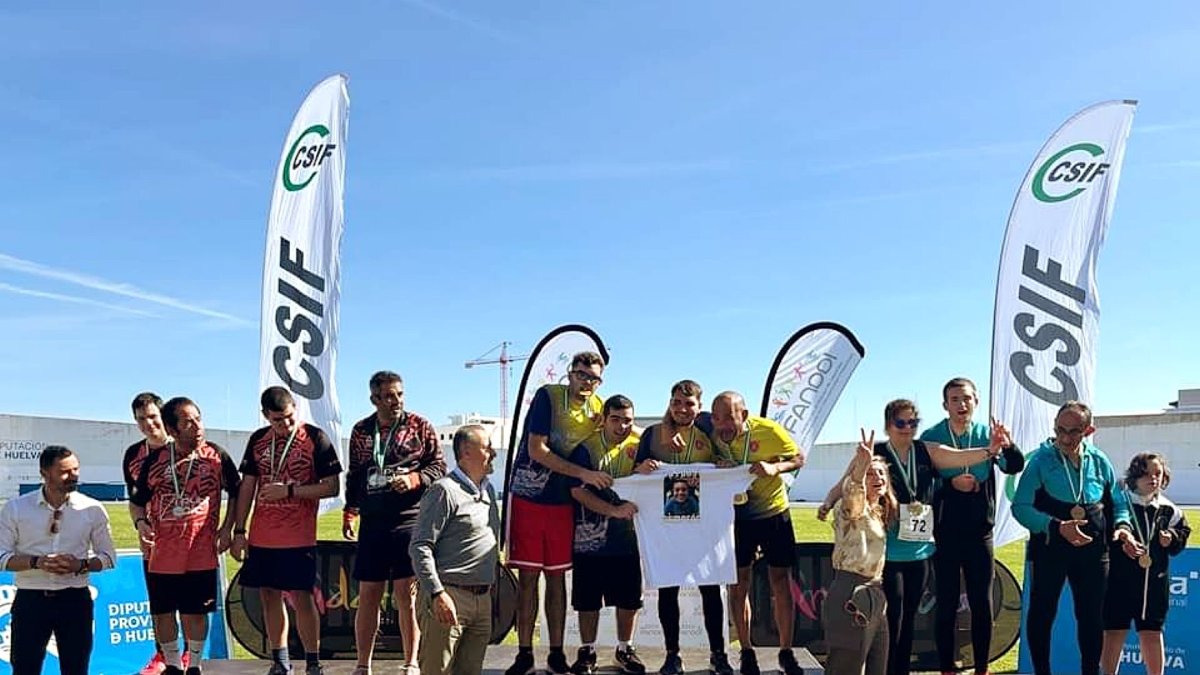 Podio en una de las categorías.