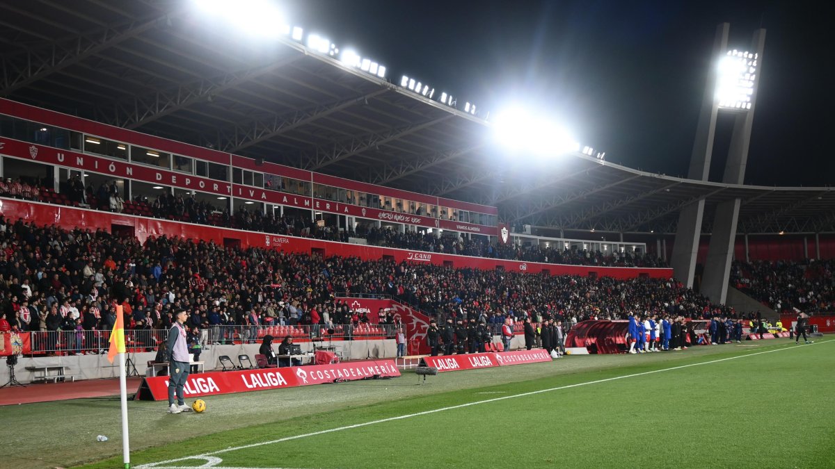 La Tribuna del Estadio de los Juegos Mediterráneos.