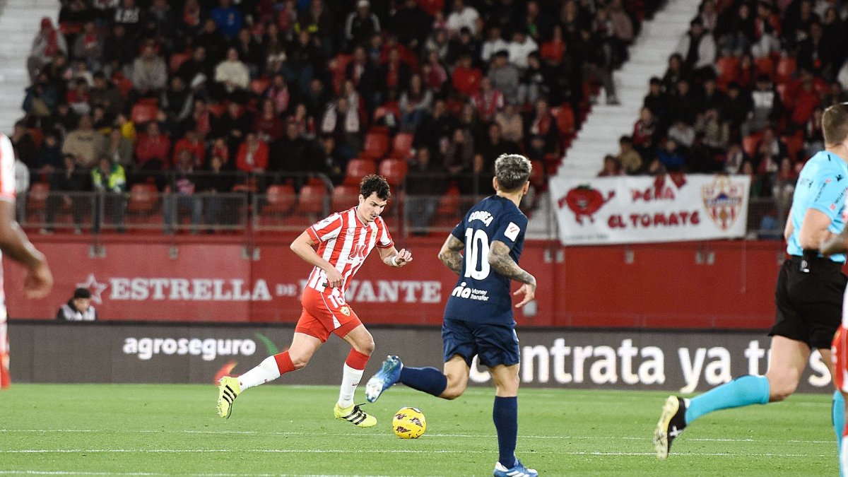 Radovanovic en el partido ante el Atlético de Madrid.