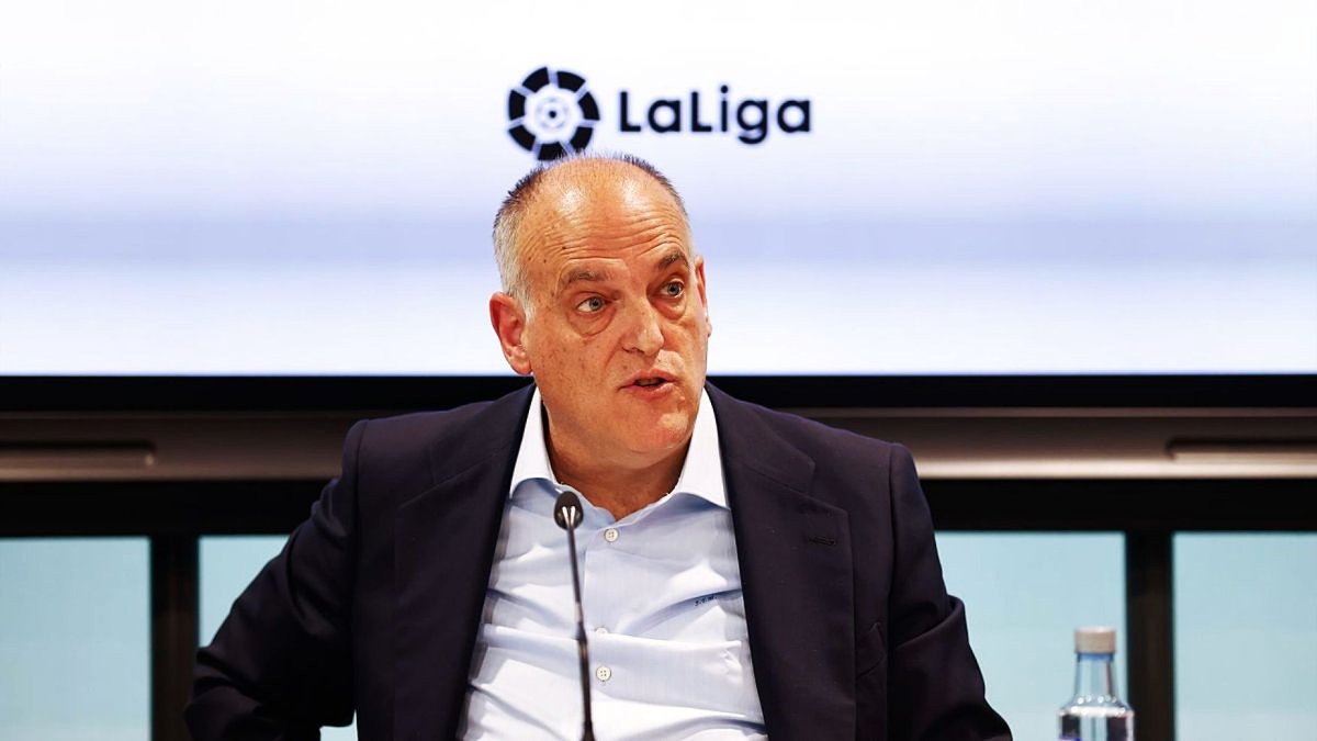 Javier Tebas también está preocupado por la línea que sigue Real Madrid TV.