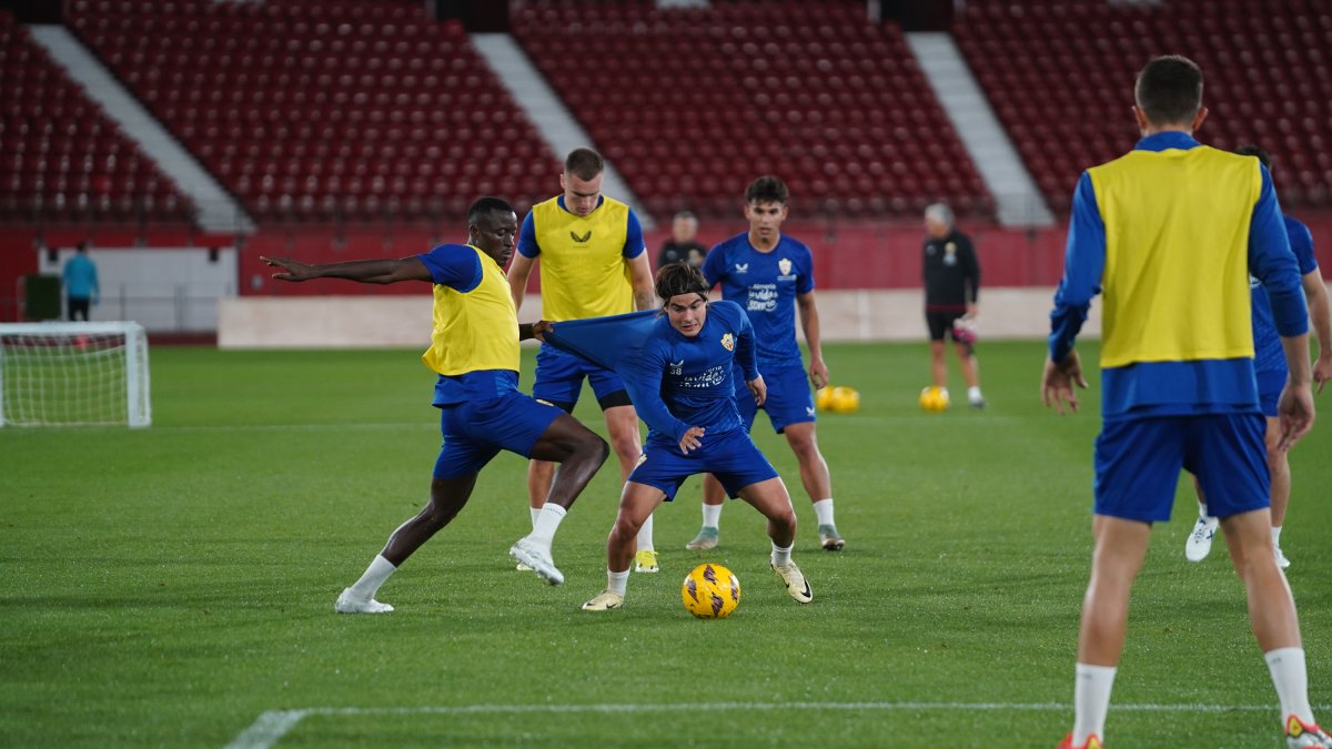 Luka Romero ha enntrenado con el grupo.