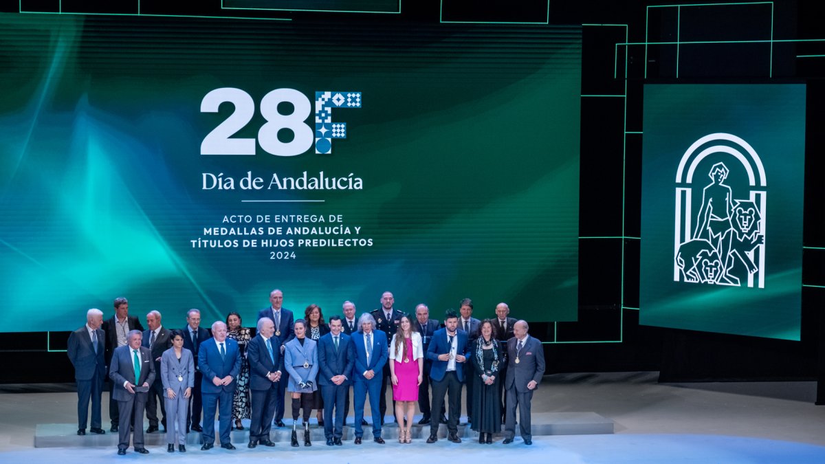 Premiados por el Día de Andalucía 2024.