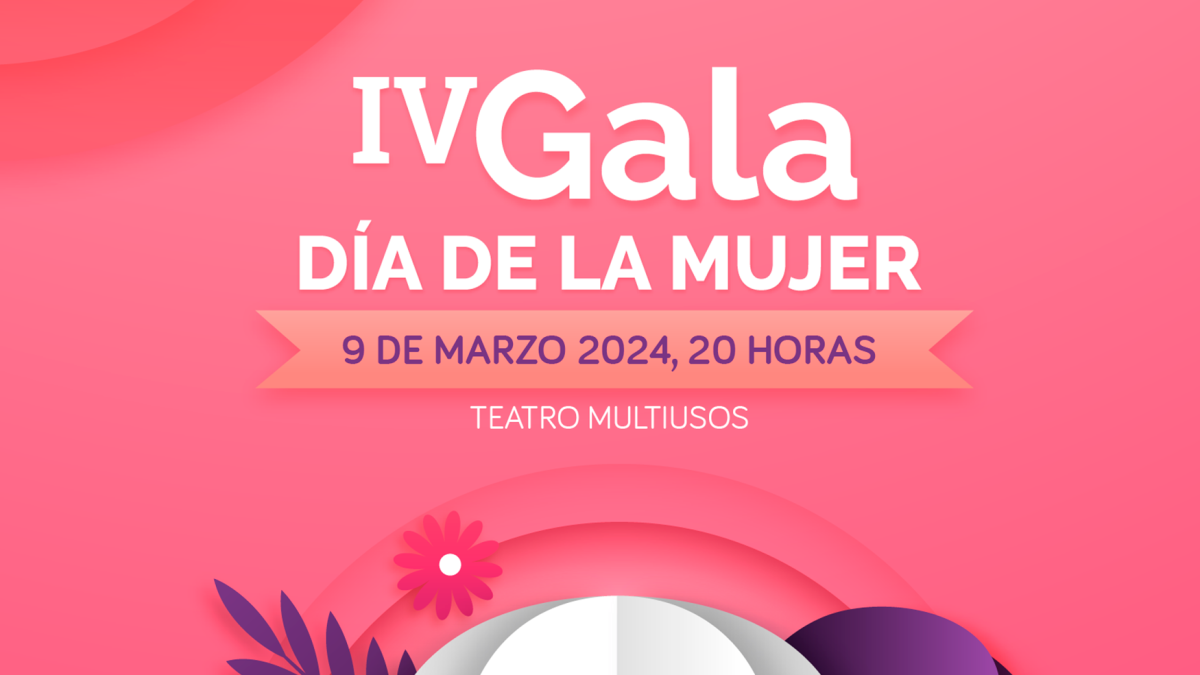 Cartel de la Gala de la Mujer.